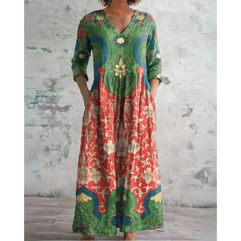 Kirsten | Vintage Floral Maxi Dress