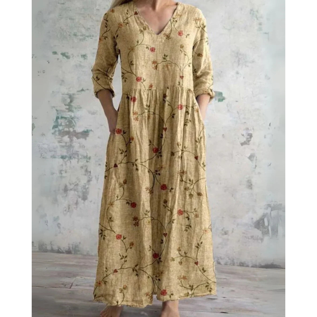 Kirsten | Vintage Floral Maxi Dress