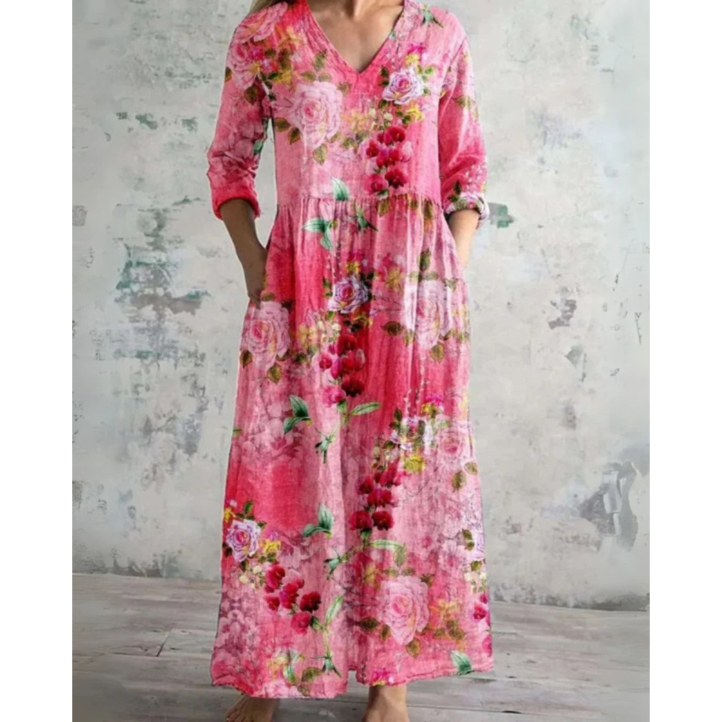 Kirsten | Vintage Floral Maxi Dress