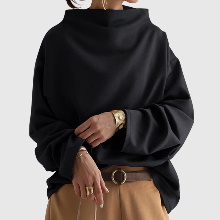Lisa | Relaxed Turtleneck Top