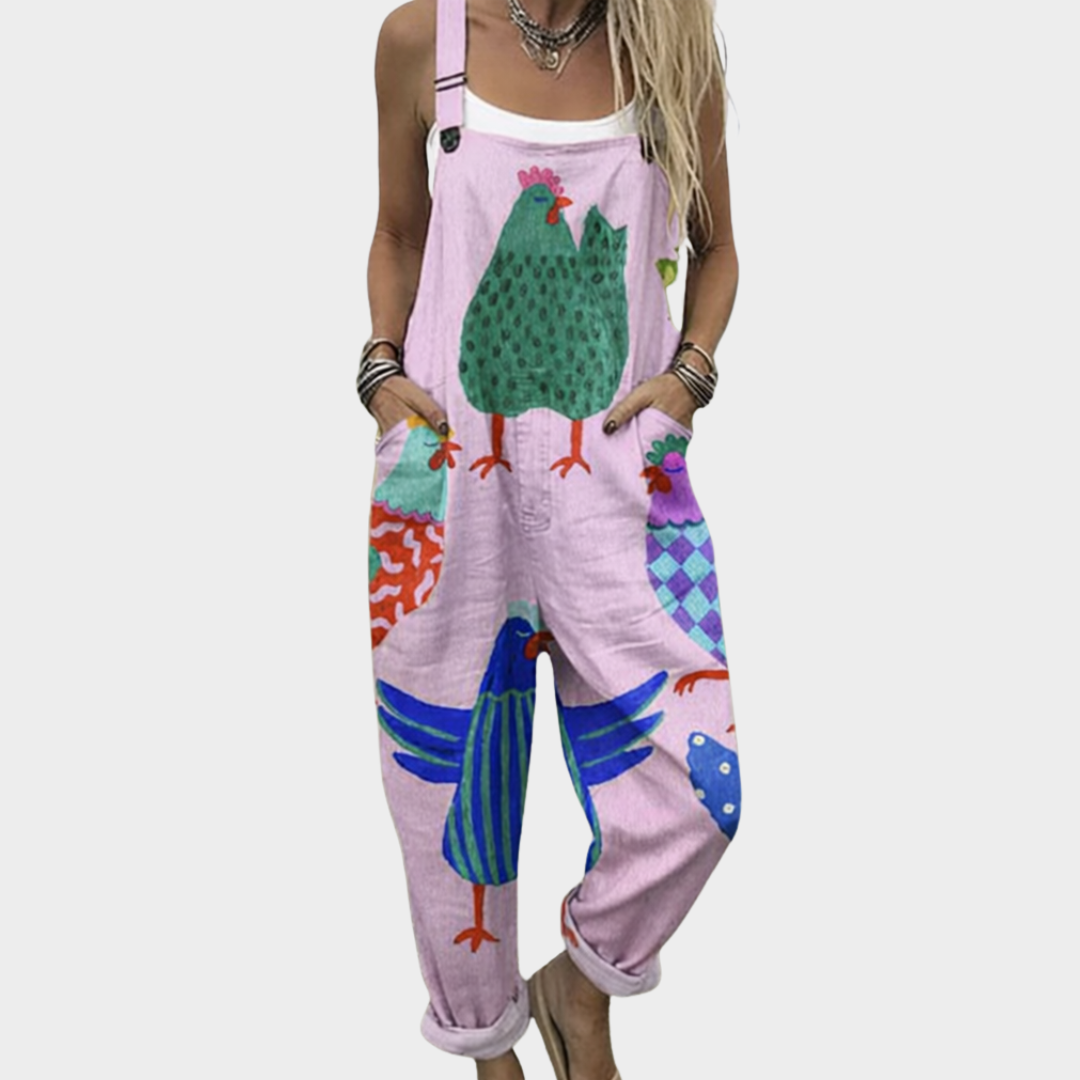 Comfy Printed Overalls