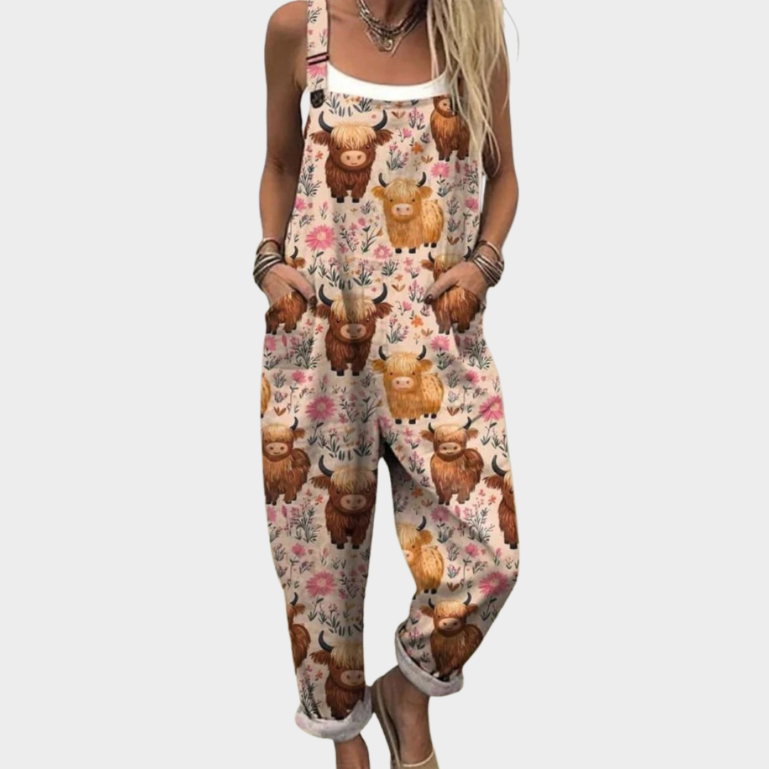Comfy Printed Overalls