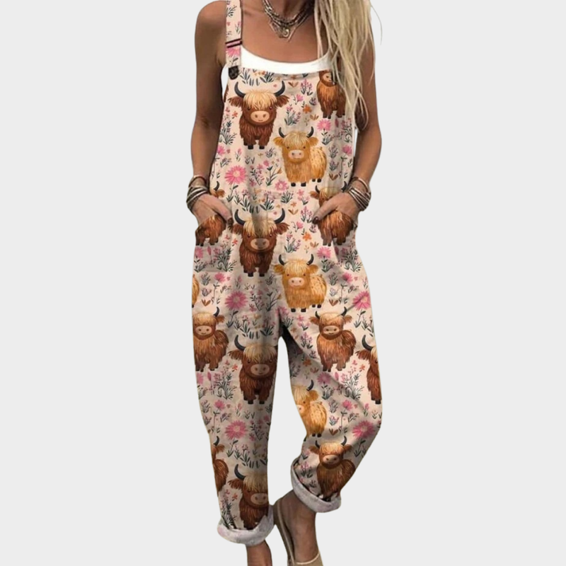 Trudy | Printed Overalls