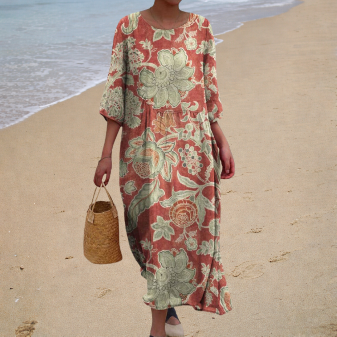 Chic and Comfortable Flowing Maxi Dress