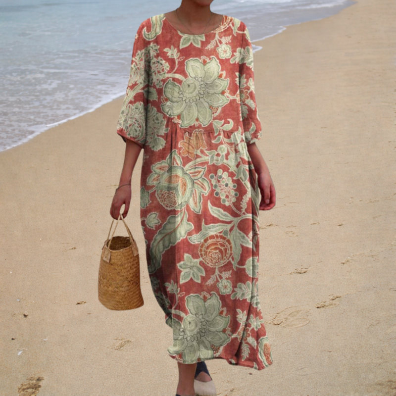 Vivienne | and Comfortable Flowing Maxi Dress