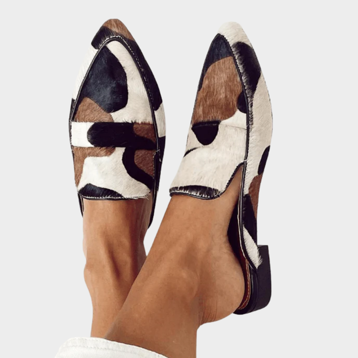 Rory | Chic Cowhide Leather Loafers