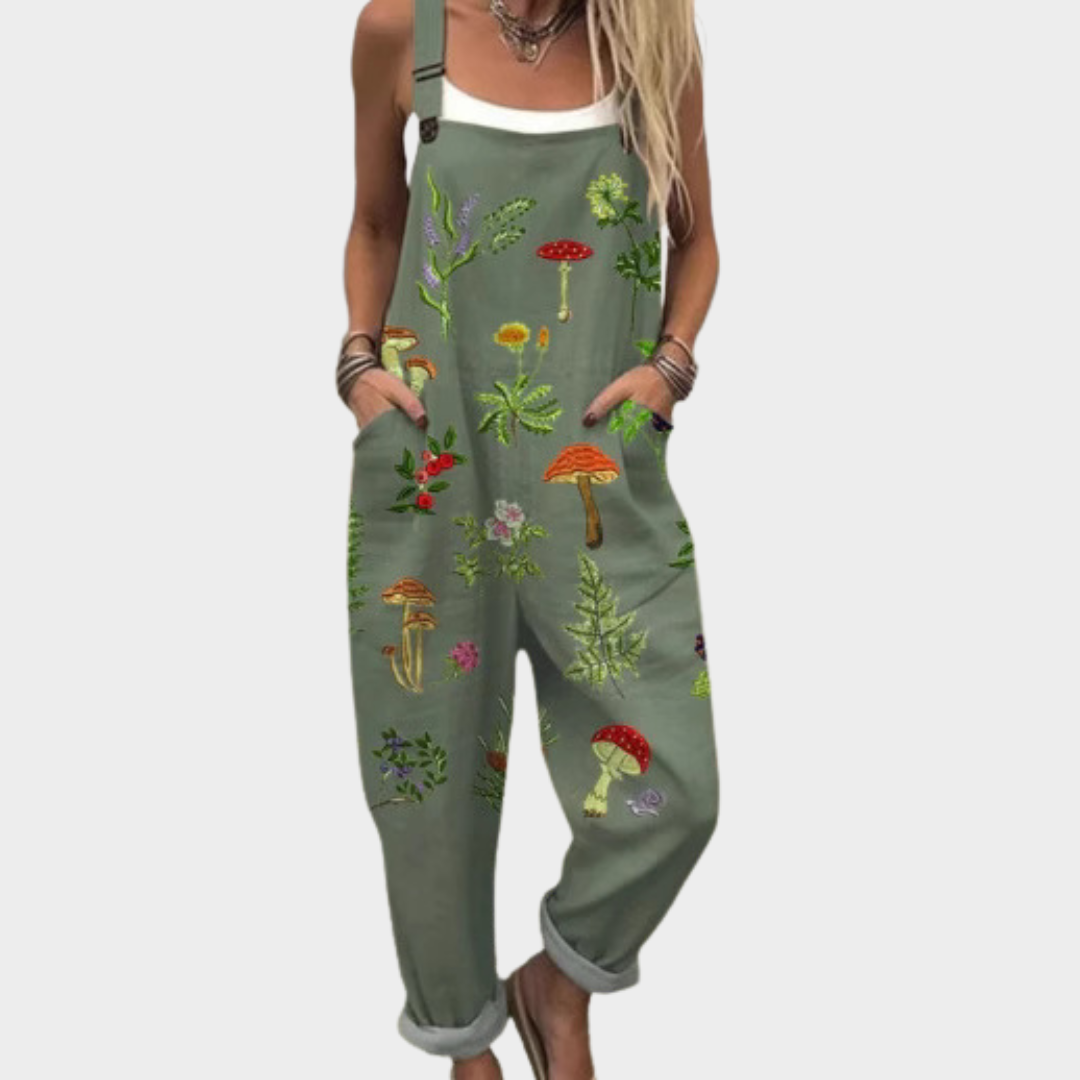 Comfy Printed Overalls