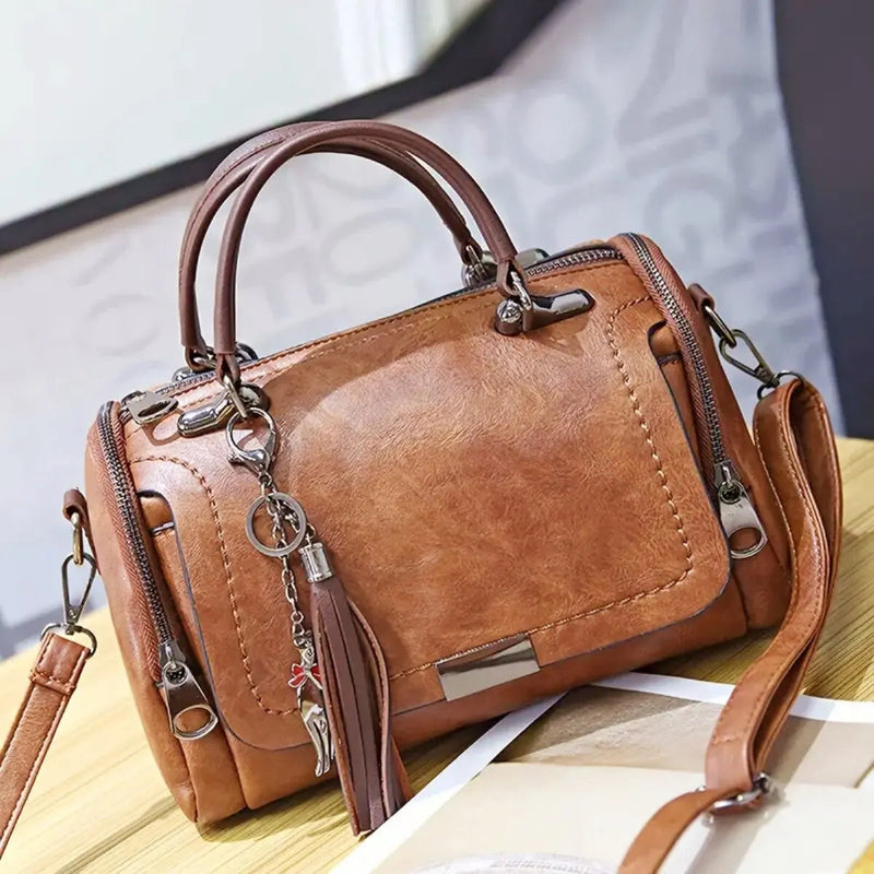 Donna | Textured Leather Bag