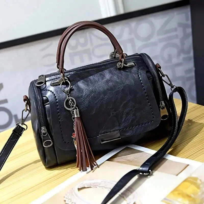 Donna | Textured Leather Bag