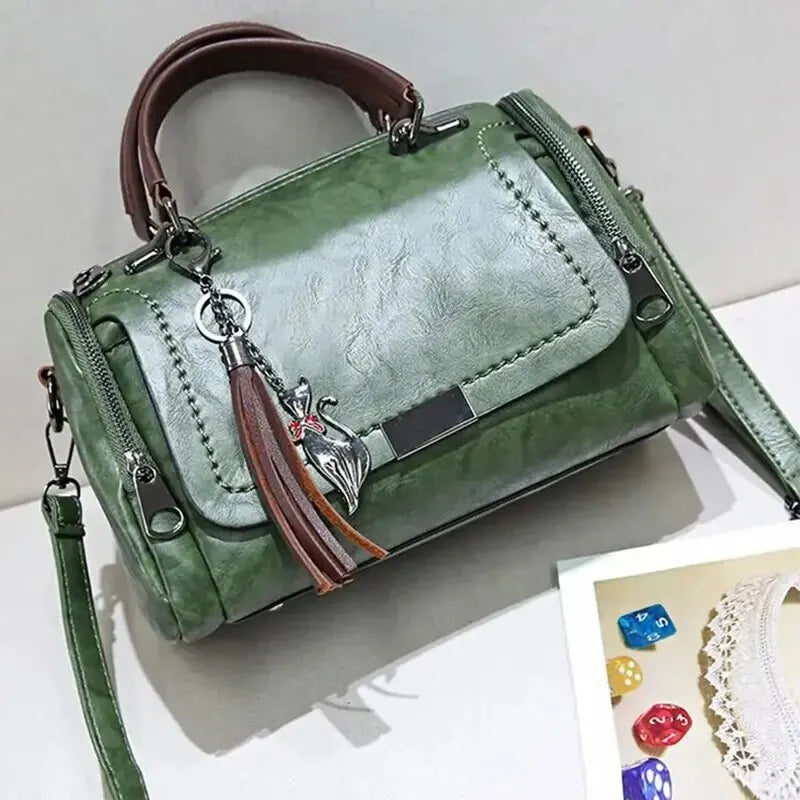 Donna | Textured Leather Bag