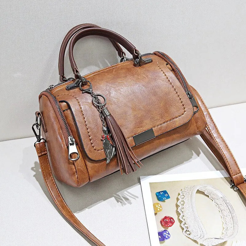 Julie™ | Textured Leather Bag