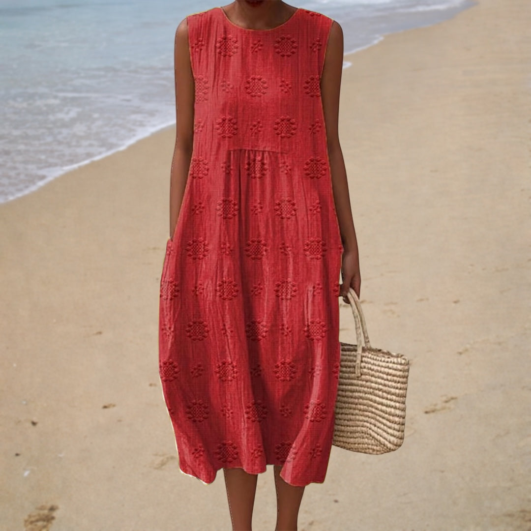 Comfortable Sleeveless Summer Dress