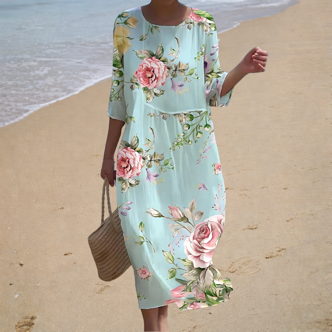 Chic and Comfortable Flowing Maxi Dress