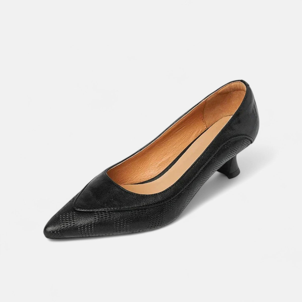 Janelle | Leather Heels