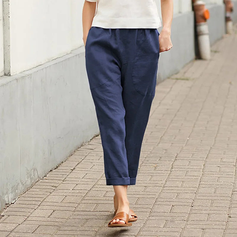 Kriza - Loose Trousers with Pockets