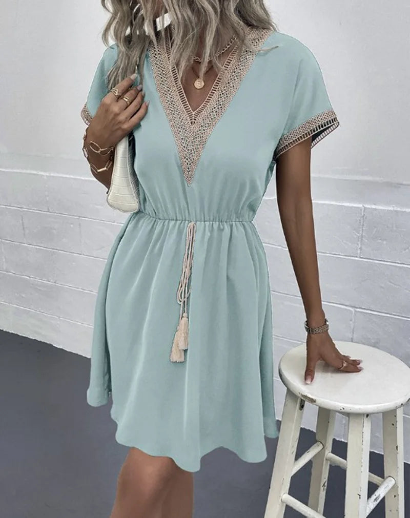 Sabrina - Elegant Boho Dress