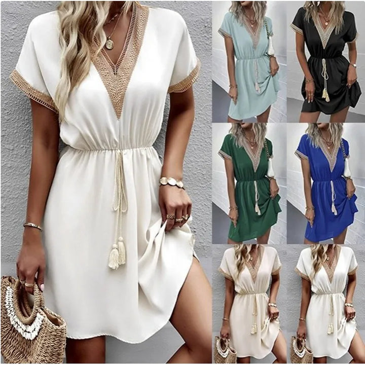 Sabrina - Elegant Boho Dress