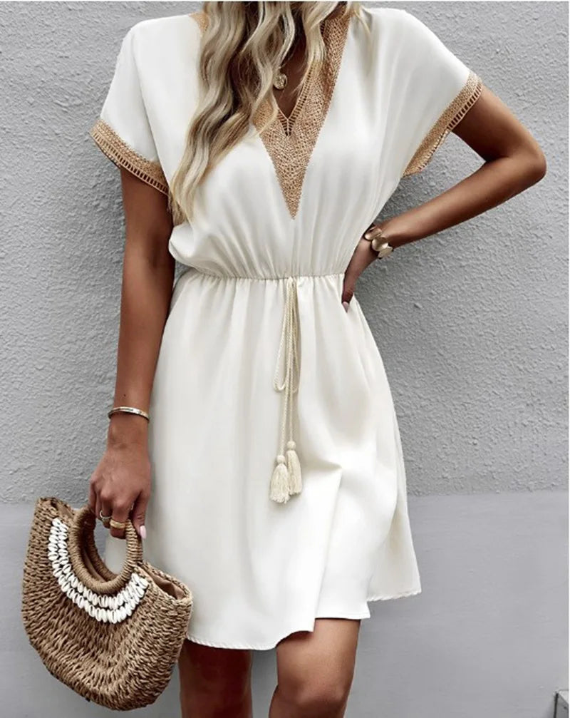 Sabrina - Elegant Boho Dress