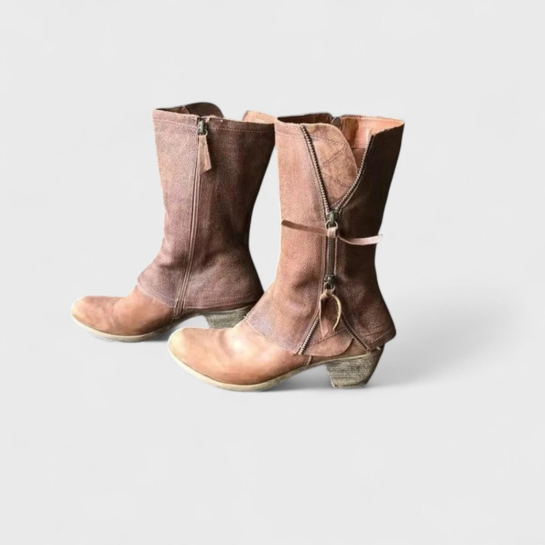Doreen | Vintage Mid-Calf Boots