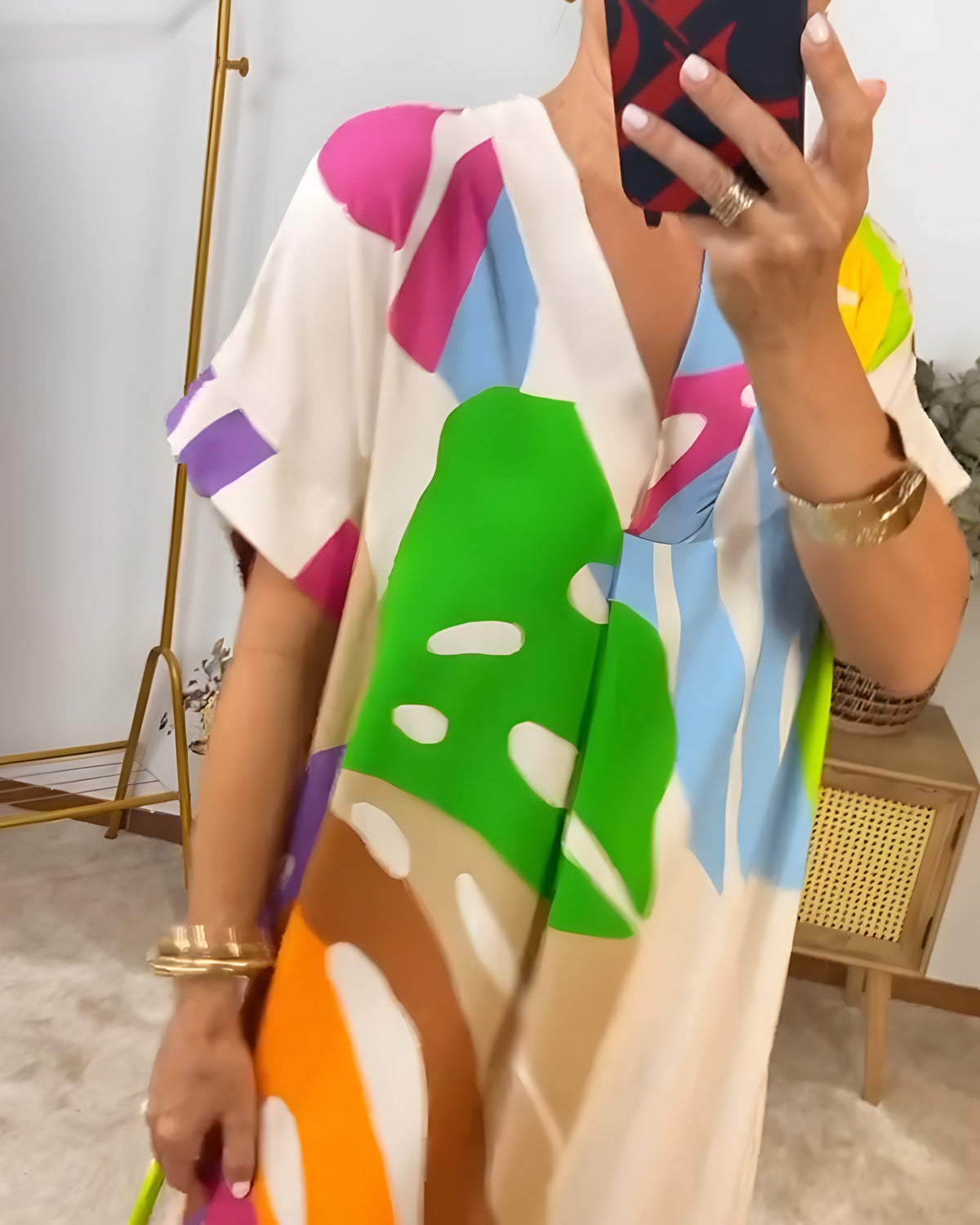 Jillian | Abstract Print Dress
