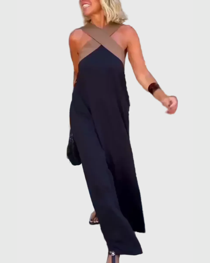 Elena | Elegant Flowing Maxi Dress