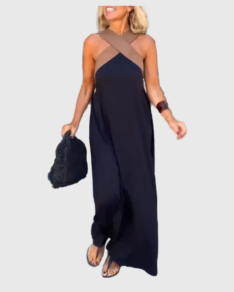 Nadine | Elegant Flowing Maxi Dress