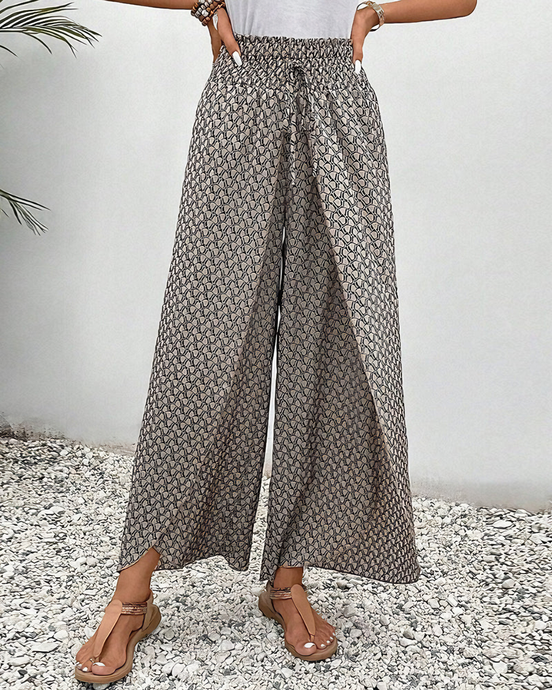Sahara - Relaxed Wide-Leg Trousers