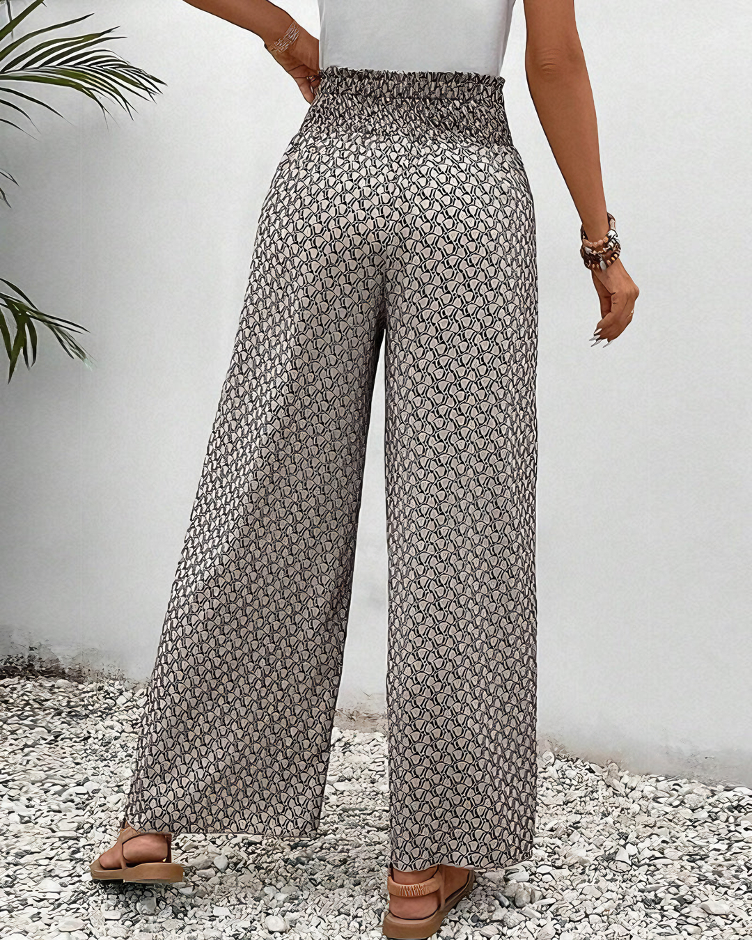 Sahara - Relaxed Wide-Leg Trousers