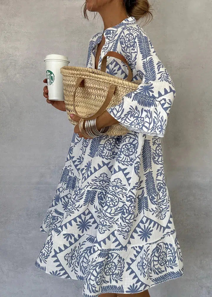 Fiorelia - Casual Boho Tunic Dress