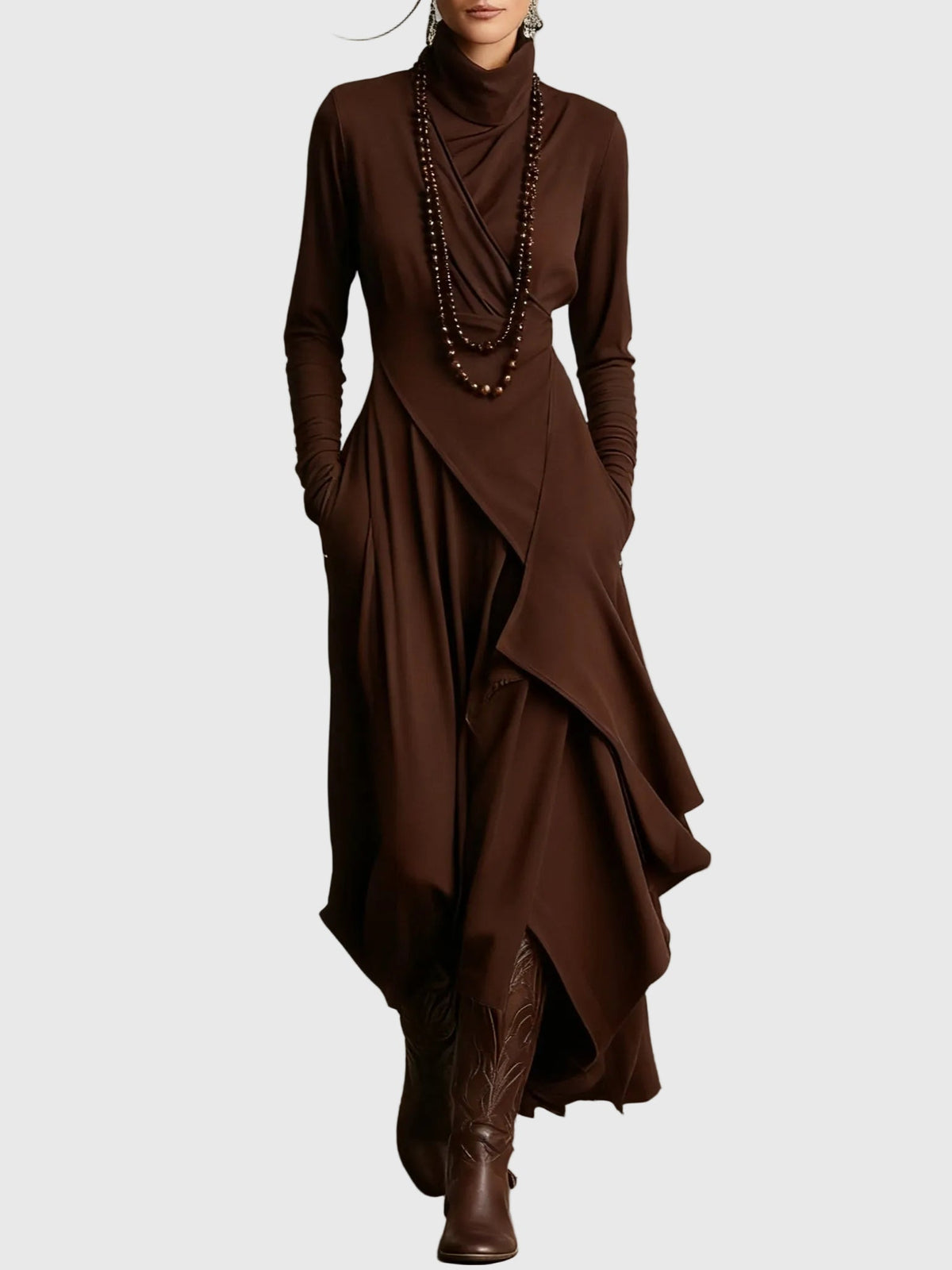 Glenys | Pleated Maxi Dress