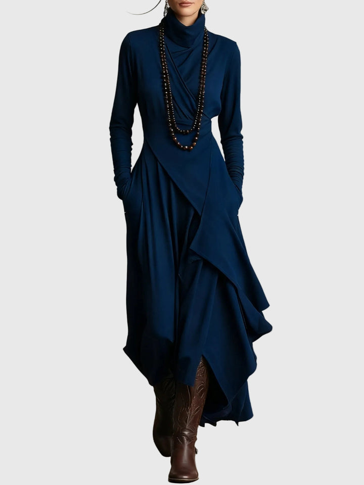 Violet | Pleated Maxi Dress