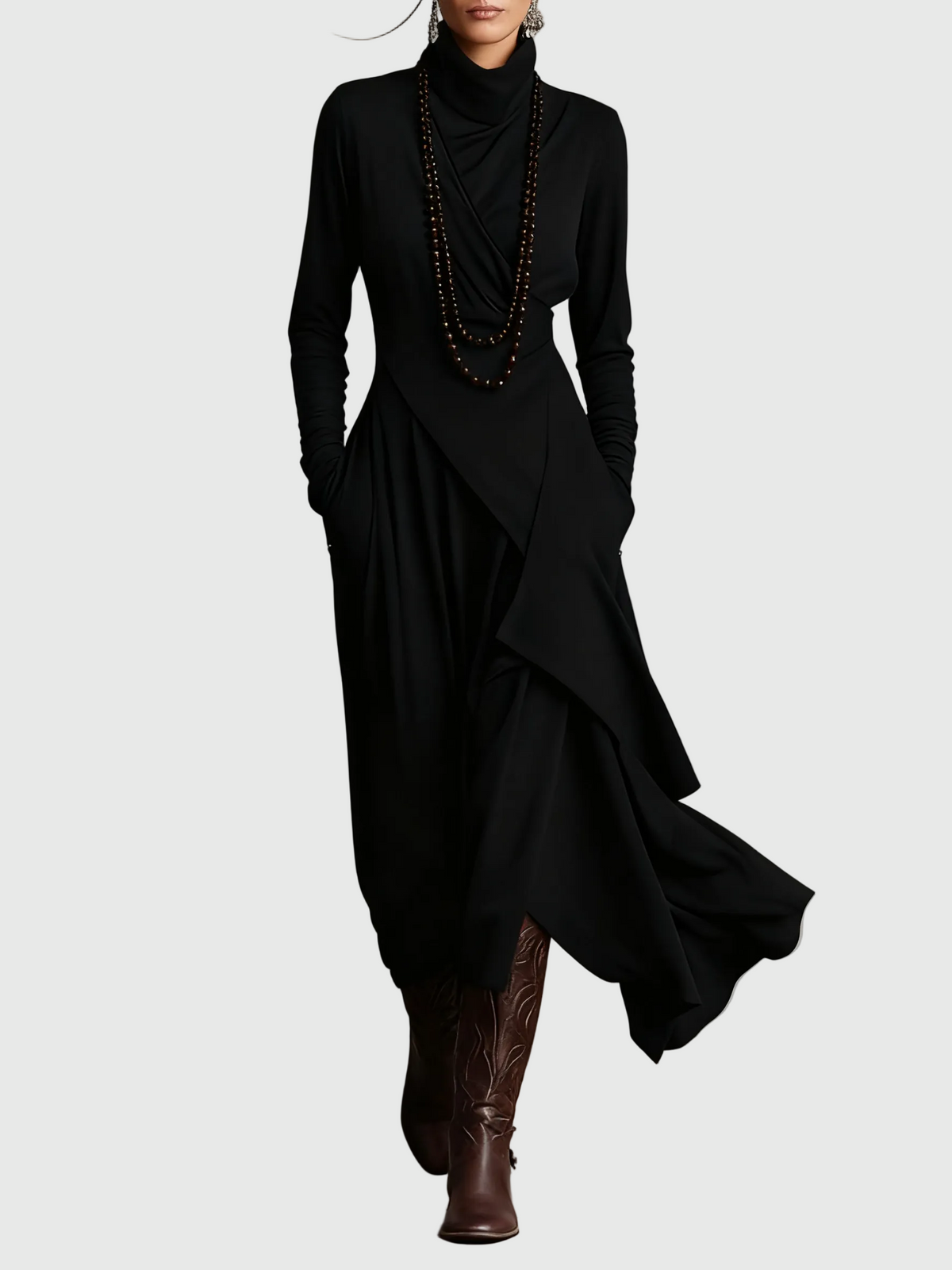 Glenys | Pleated Maxi Dress