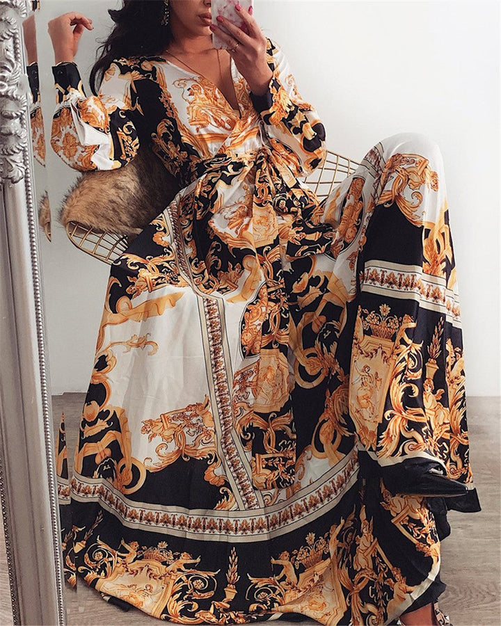 Faye - Boho Print Dress