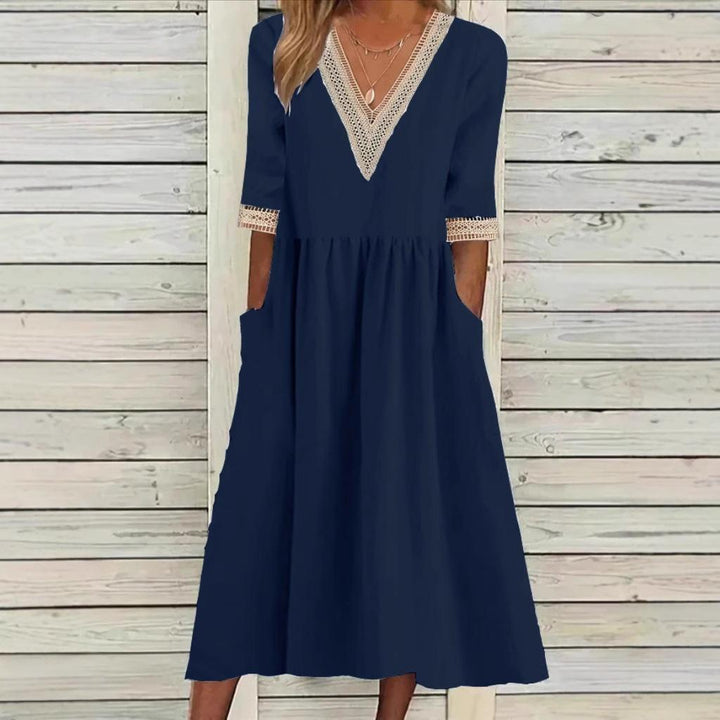 LIVIA | LACE MIDI DRESS