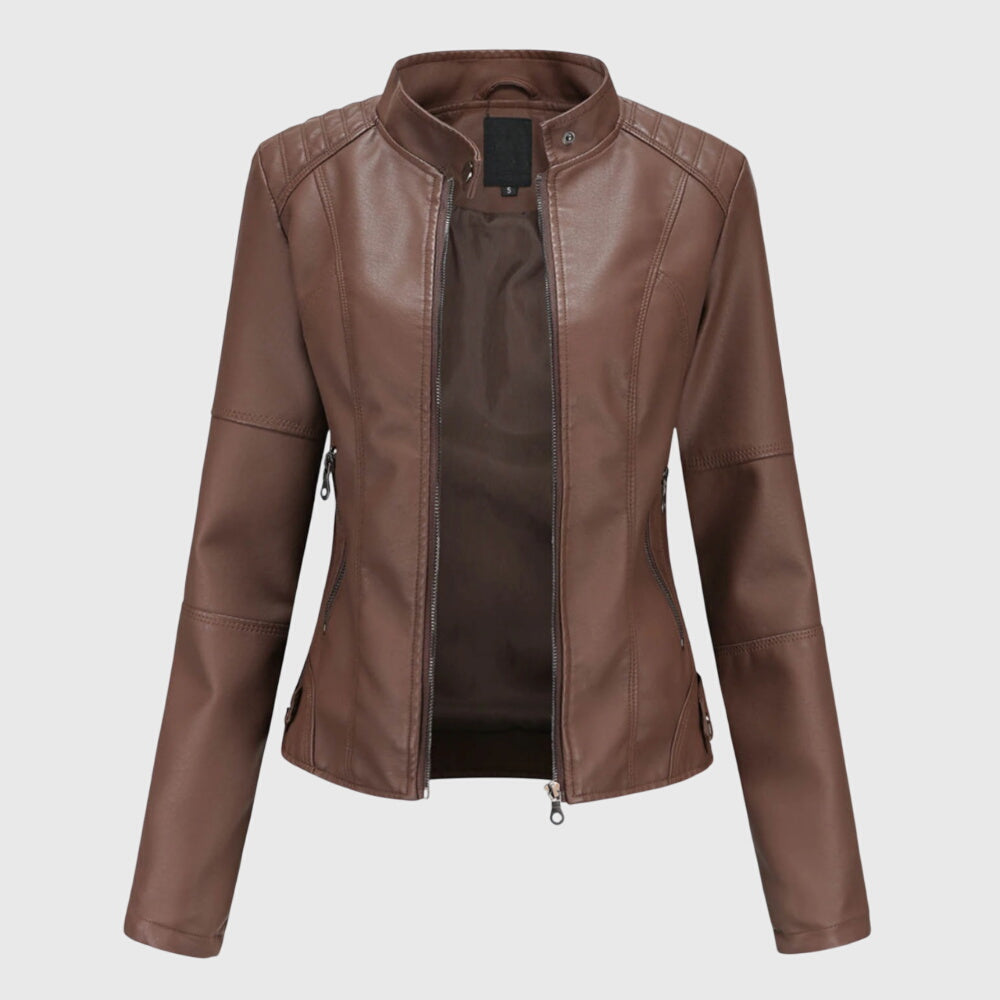 Giorgina™ - Women's Elegant Leather Jacket