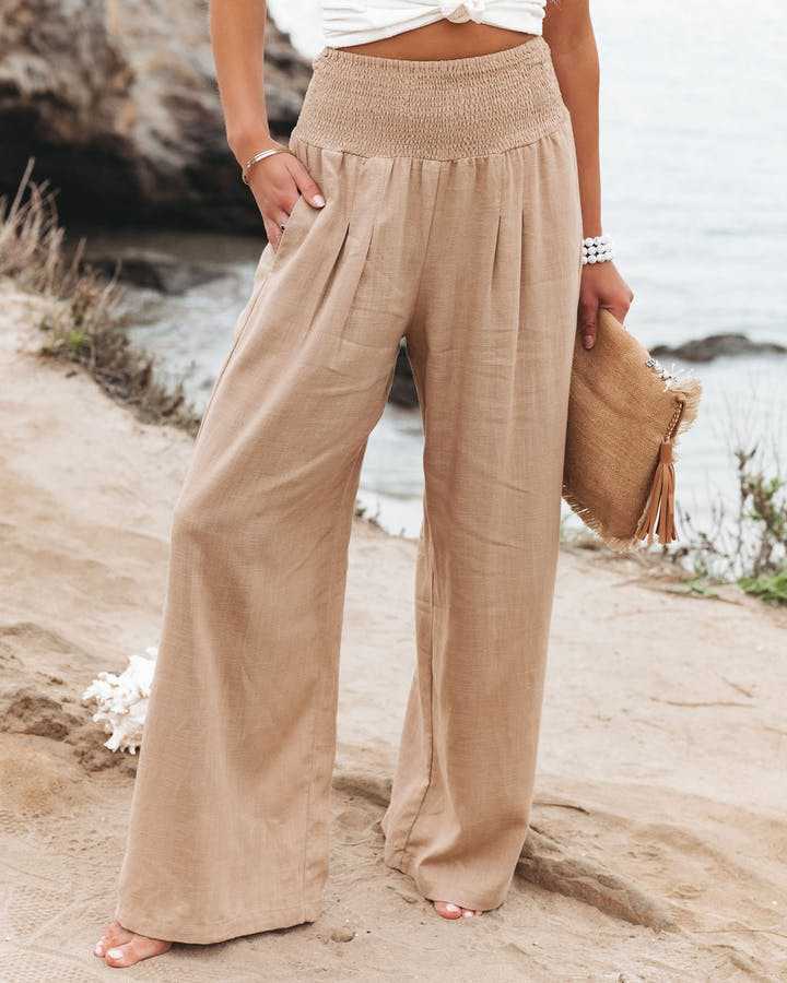 Gail | Wide-Leg Beach Trousers