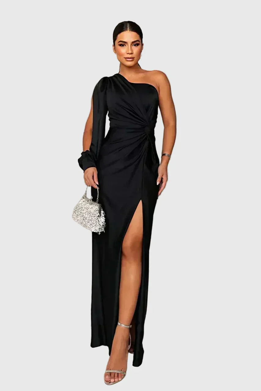 Lynette | Elegant Flowing Maxi Evening Dress