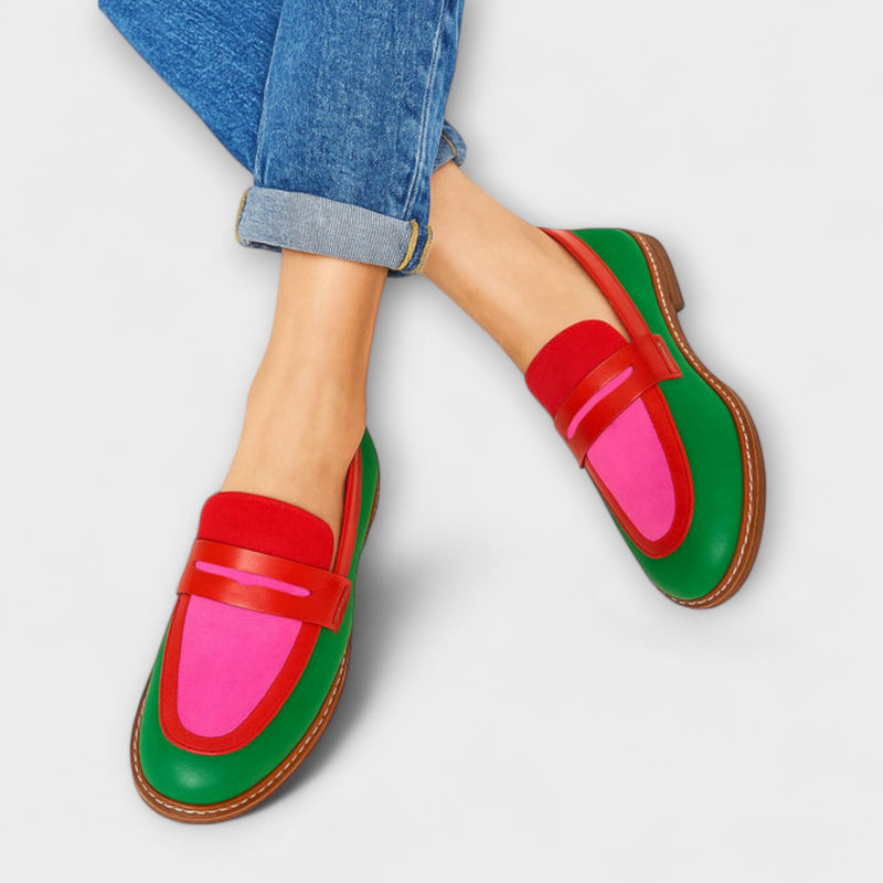 Hazel | Contrast Casual Loafers