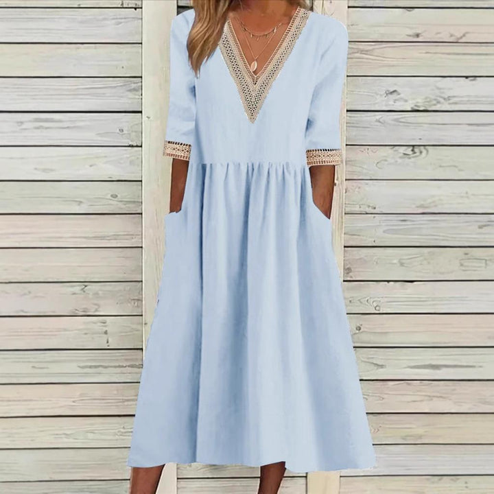 LIVIA | LACE MIDI DRESS