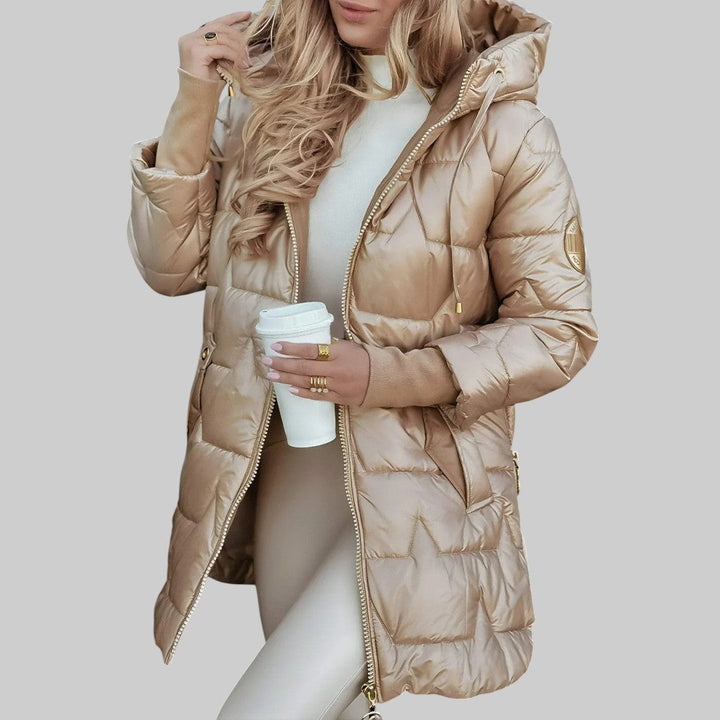 Cecilia | Elegant Hooded Autumn Coat