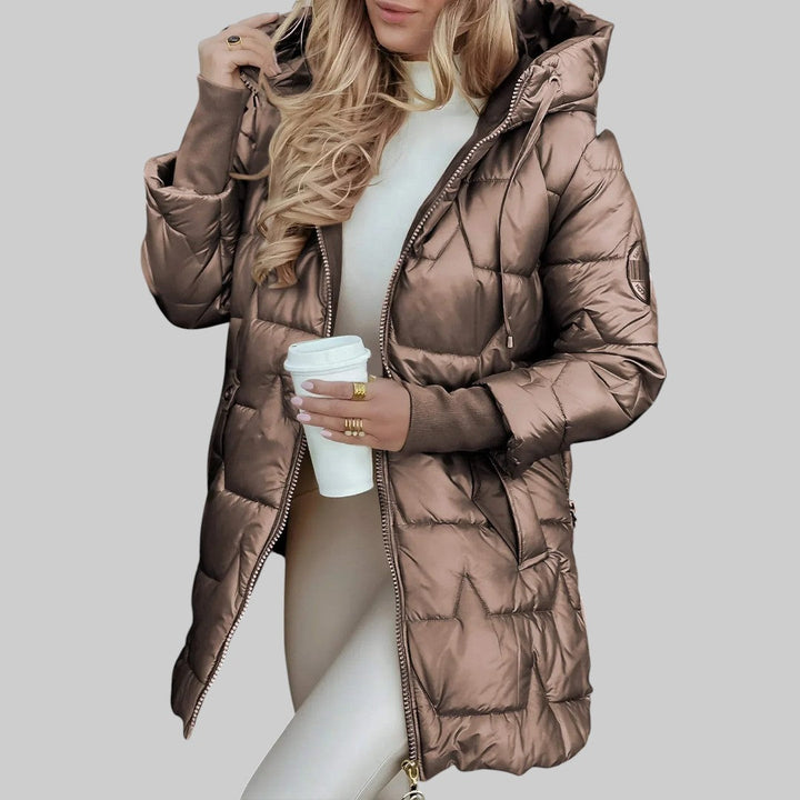 Cecilia | Elegant Hooded Autumn Coat