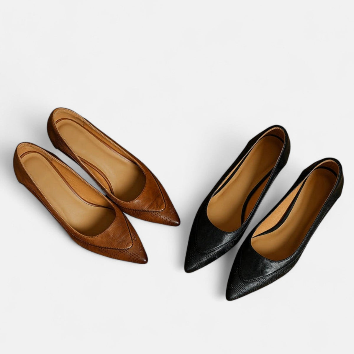 Janelle | Leather Heels