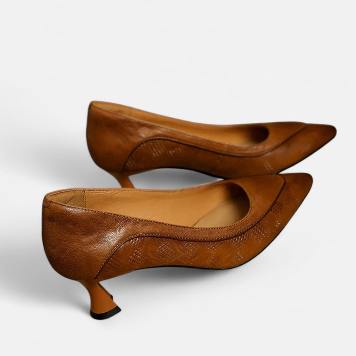 Janelle | Leather Heels