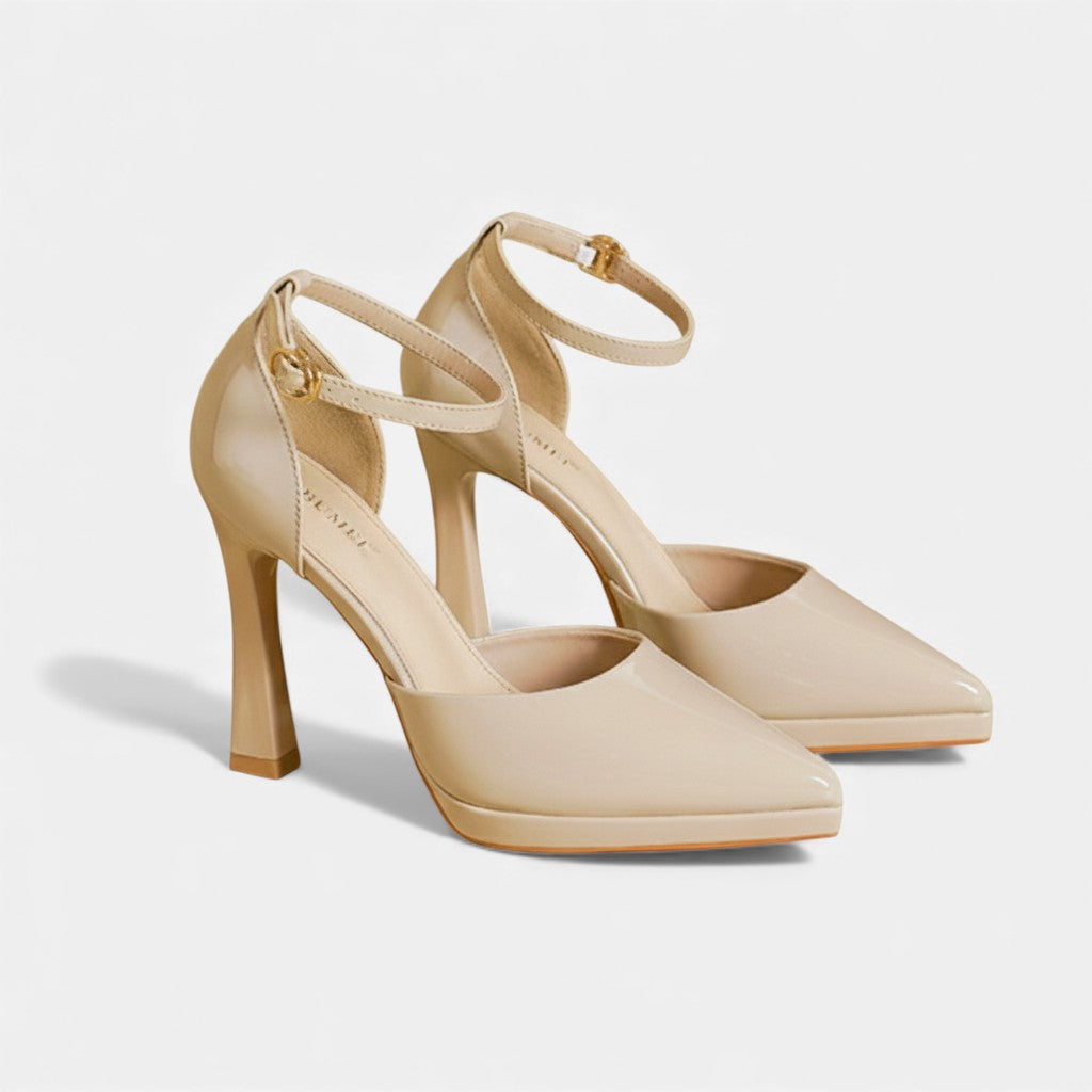 Pamela | Leather Heels