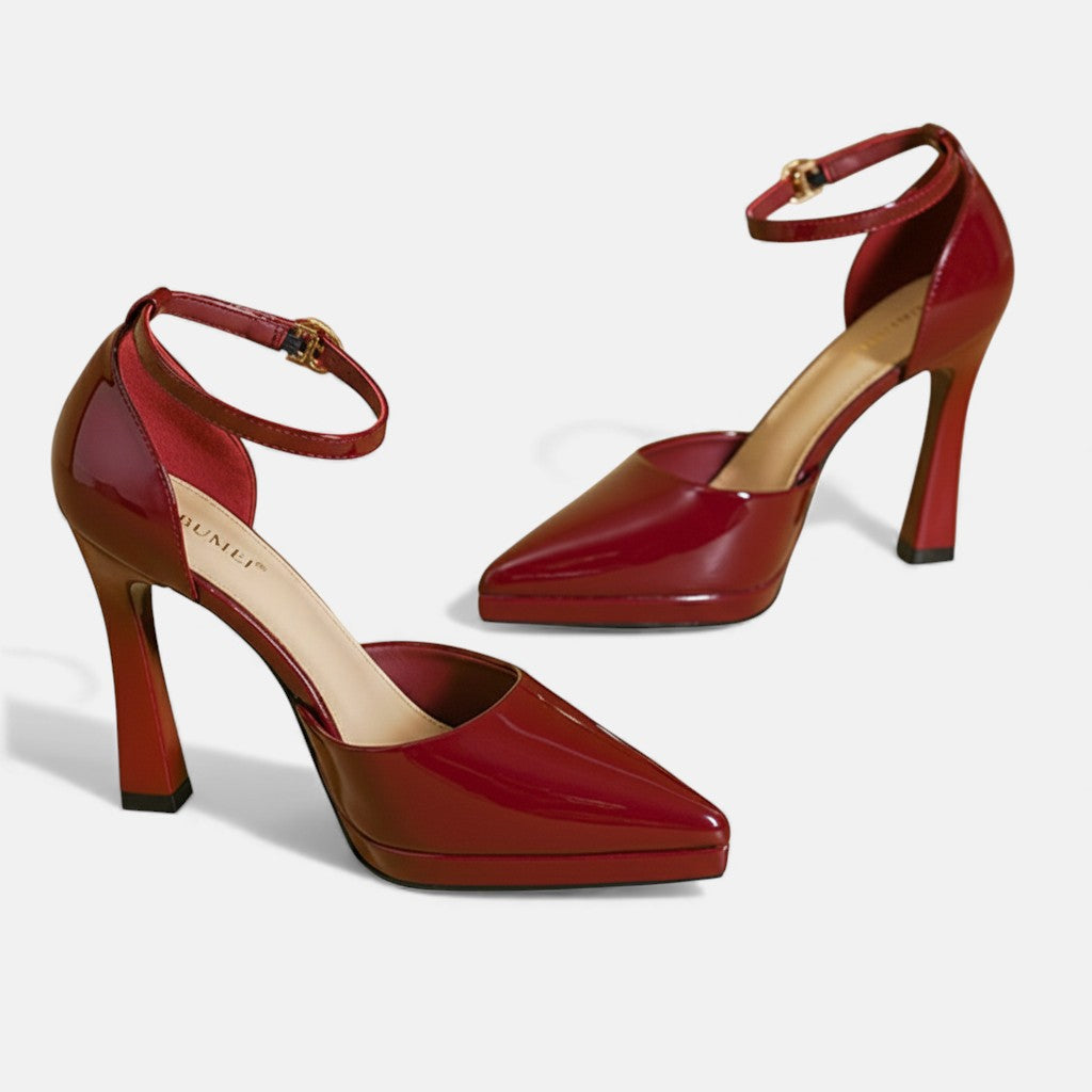 Pamela | Leather Heels