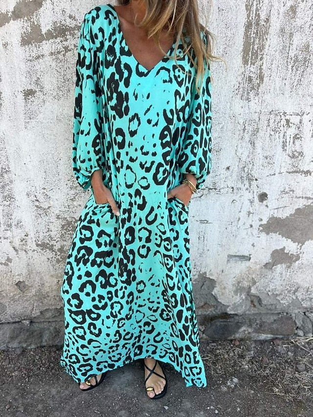 Kirsten | Leopard Maxi Dress