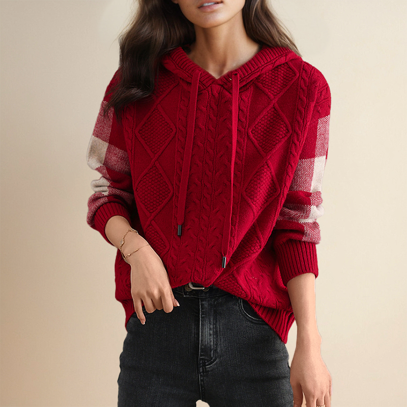 Kerry | Cable Knit Hoodie