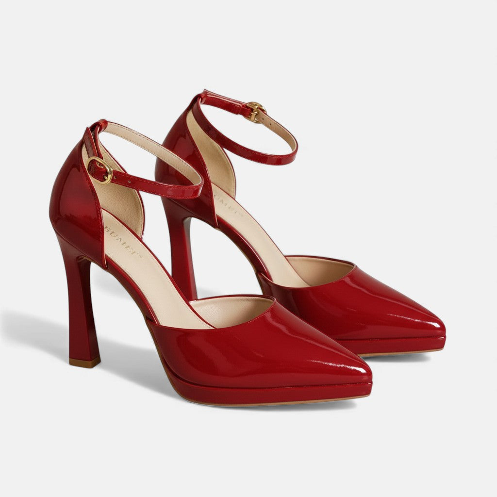 Pamela | Leather Heels
