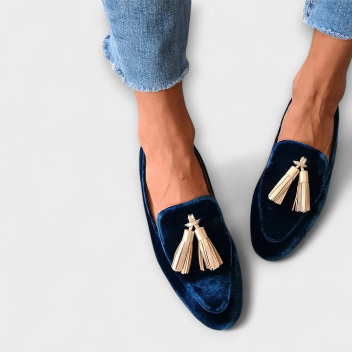 Quinnlyn™ | Vintage Fringe Loafers
