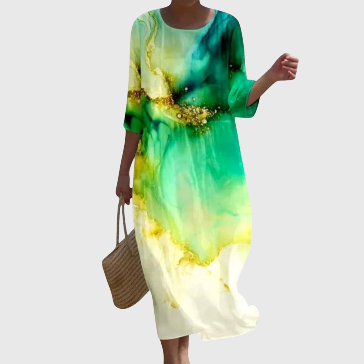 Melinda | Elegant Floral Maxi Dress